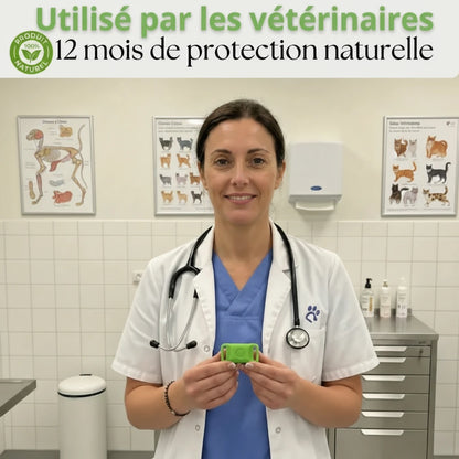 Pendentif AVERA utilisé par les vétérinaires