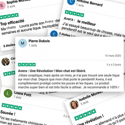 Avis clients vérifiés sur le pendentif AVERA