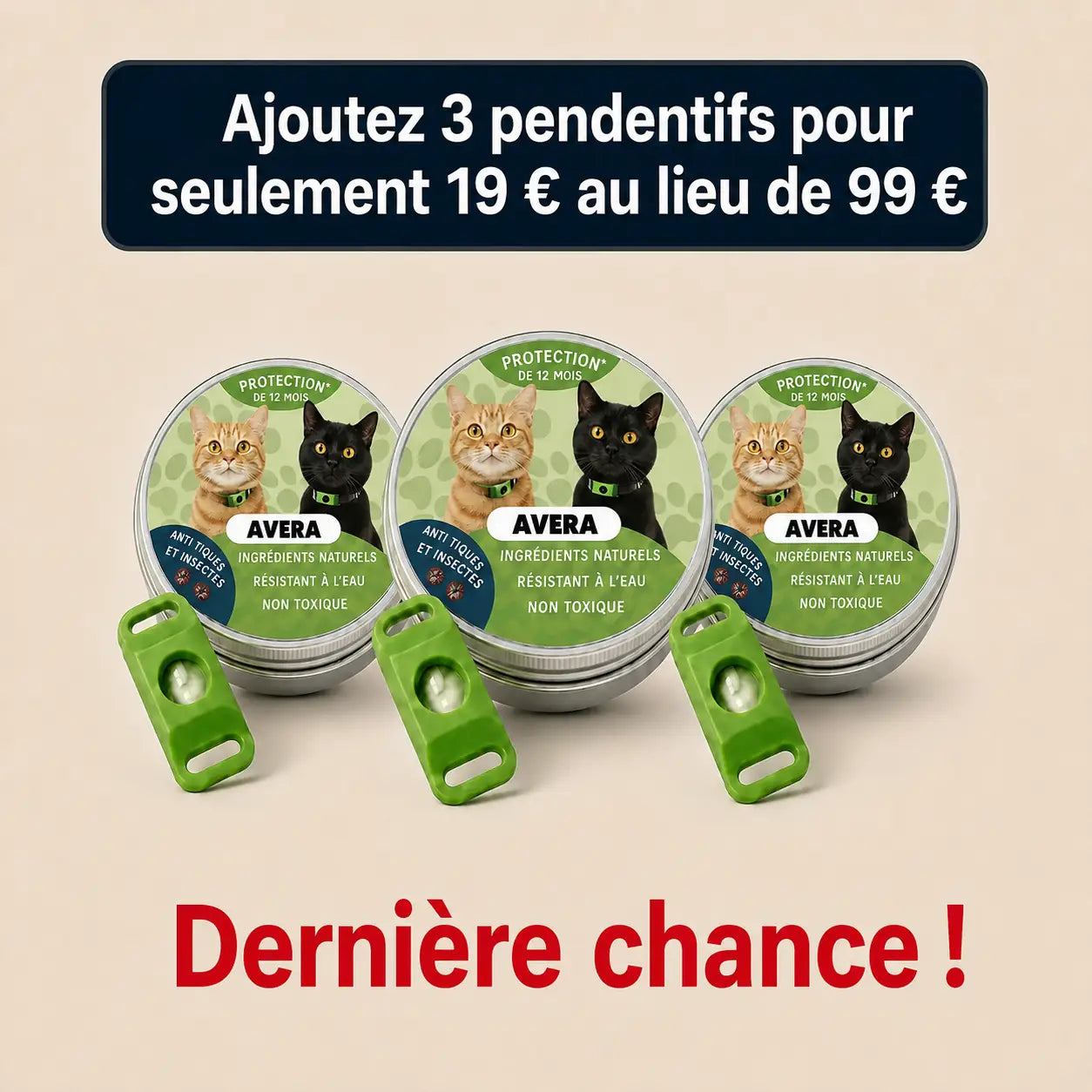 Recevez 3 Pendentifs Supplémentaire Pour Seulement 19€