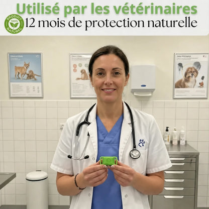 Pendentif AVERA utilisé par les vétérinaires